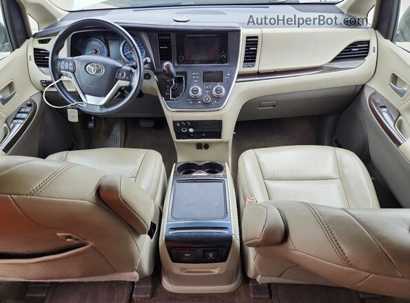 5TDDK3DC7GS139390 2016 TOYOTA SIENNA White Dashboard view