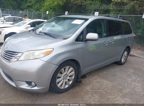 5TDDK3DC7GS140801 2016 TOYOTA SIENNA Silver წინა მარცხენა ხედი სამი მეოთხედიდან