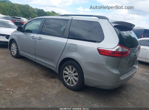 5TDDK3DC7GS140801 2016 TOYOTA SIENNA Silver უკანა მარცხენა