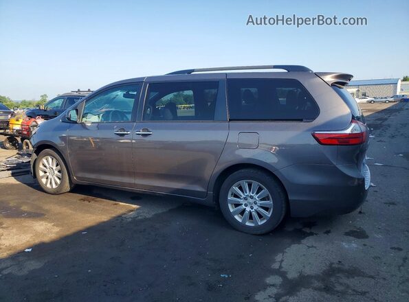5TDDK3DC7GS142693 2016 TOYOTA SIENNA Gray Հետևի ձախ