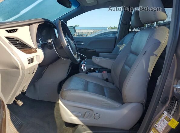 5TDDK3DC7GS142693 2016 TOYOTA SIENNA Gray Սալոնի դիմացի տեսք
