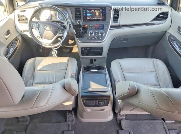 5TDDK3DC7GS142693 2016 TOYOTA SIENNA Gray Առջևի վահանակի տեսք