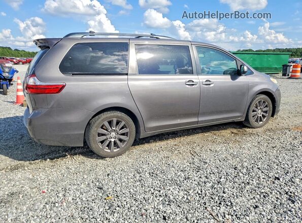 5TDDK3DC7GS144329 2016 TOYOTA SIENNA Gray Trasero derecho