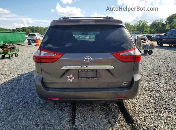 5TDDK3DC7GS144329 2016 TOYOTA SIENNA Gray Vista trasera