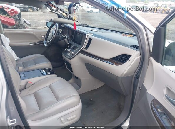 5TDDK3DCXGS136712 2016 TOYOTA SIENNA Silver Սալոնի դիմացի տեսք
