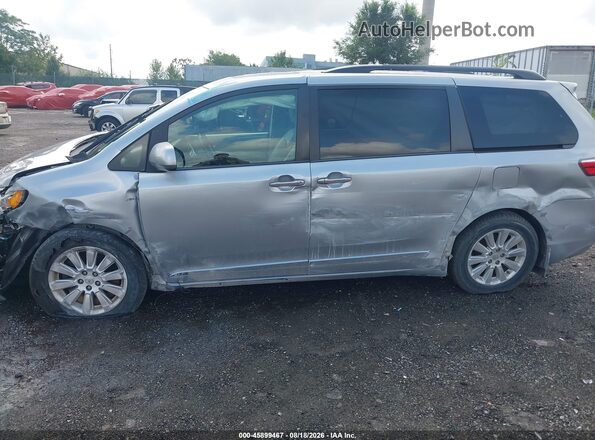 5TDDK3DCXGS136712 2016 TOYOTA SIENNA Silver Դիմացի տեսք