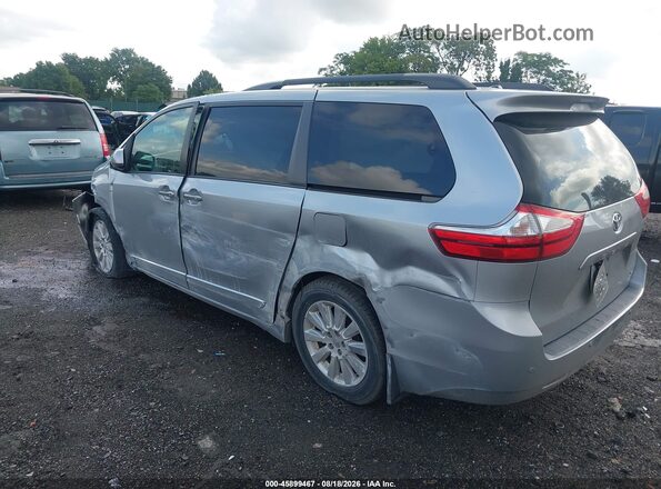 5TDDK3DCXGS136712 2016 TOYOTA SIENNA Silver Հետևի ձախ