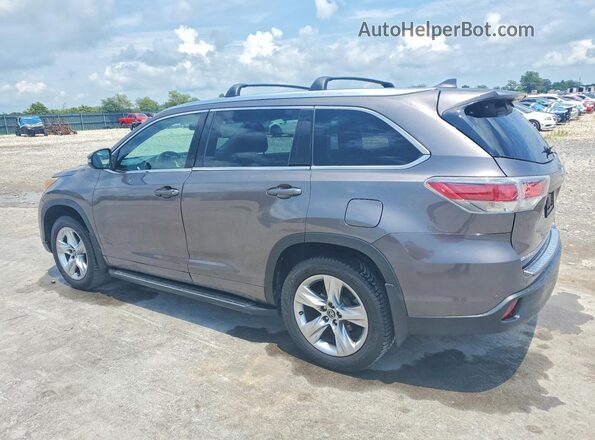 5TDDKRFH4GS253116 2016 TOYOTA HIGHLANDER Gray Tył lewy