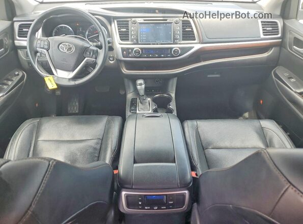 5TDDKRFH4GS253116 2016 TOYOTA HIGHLANDER Gray Widok deski rozdzielczej