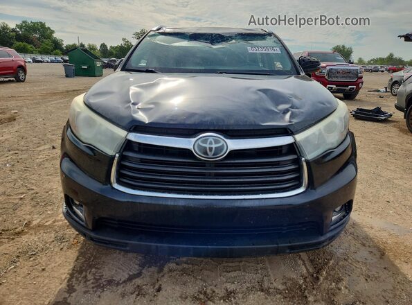 5TDDKRFH4GS259675 2016 TOYOTA HIGHLANDER Black Vista frontal