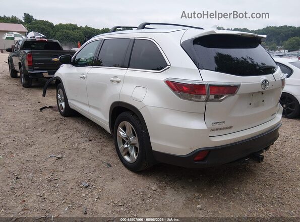 5TDDKRFH4GS347710 2016 TOYOTA HIGHLANDER White Հետևի ձախ