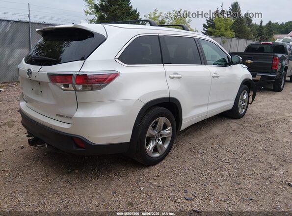 5TDDKRFH4GS347710 2016 TOYOTA HIGHLANDER White Հետևի աջ