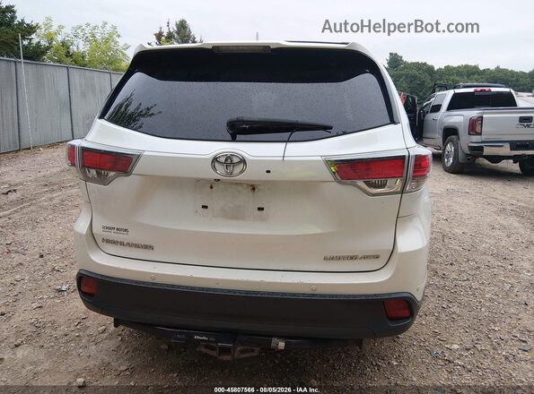 5TDDKRFH4GS347710 2016 TOYOTA HIGHLANDER White 