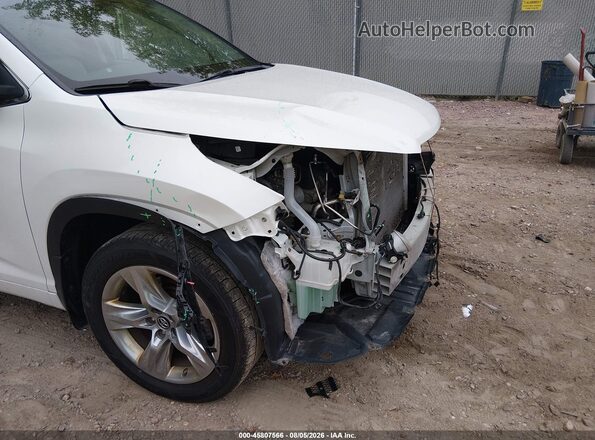 5TDDKRFH4GS347710 2016 TOYOTA HIGHLANDER White 