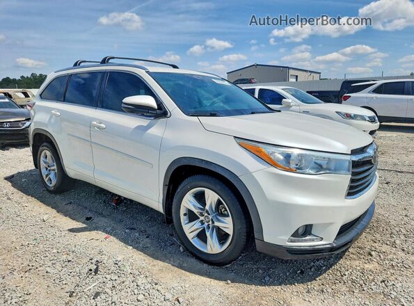 5TDDKRFH8GS346639 2016 TOYOTA HIGHLANDER White Front right