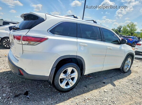 5TDDKRFH8GS346639 2016 TOYOTA HIGHLANDER White Rear right