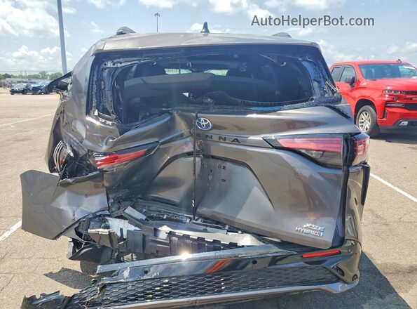 5TDDRKEC1NS106676 2022 TOYOTA SIENNA Gray Vista trasera