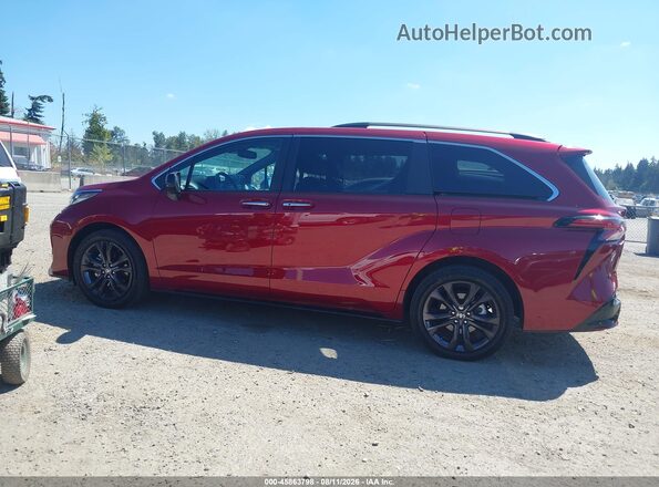5TDDRKEC4RS183645 2024 TOYOTA SIENNA Red სალონის 360-გრადუსიანი ხედი
