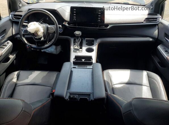 5TDDRKEC5MS045198 2021 TOYOTA SIENNA Black Առջևի վահանակի տեսք