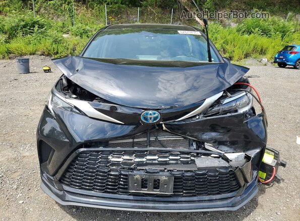 5TDDRKEC5MS045198 2021 TOYOTA SIENNA Black Դիմացի տեսք
