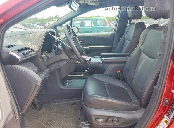 5TDDRKECXNS134203 2022 TOYOTA SIENNA Red წინა სალონის ხედი