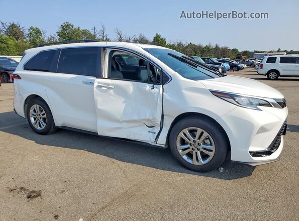 5TDDSKFC1MS016851 2021 TOYOTA SIENNA White წინა მარჯვენა