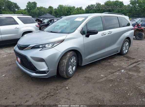 5TDDSKFC4MS011045 2021 TOYOTA SIENNA Серый Передняя левая четверть