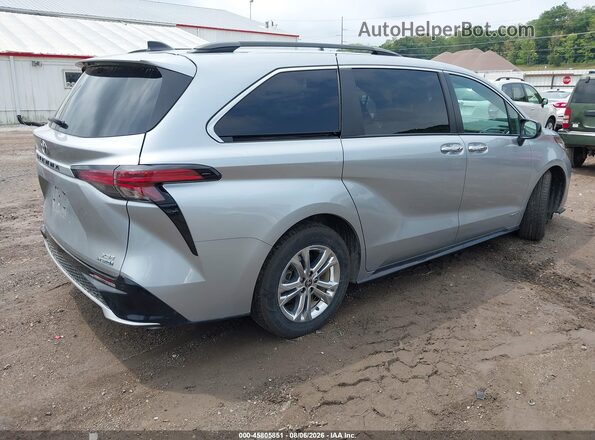 5TDDSKFC4MS011045 2021 TOYOTA SIENNA Серый Задняя правая четверть