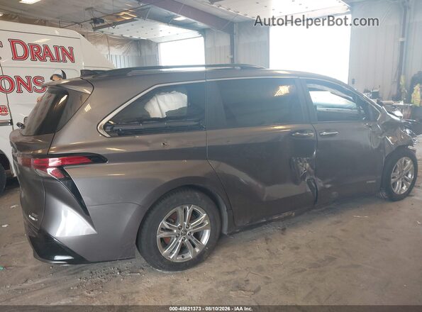 5TDDSKFC9MS002633 2021 TOYOTA SIENNA Gray Rear right