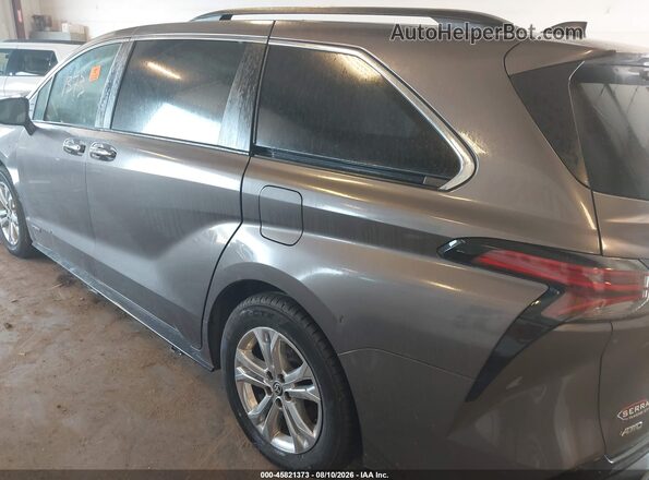 5TDDSKFC9MS002633 2021 TOYOTA SIENNA Gray Rear left
