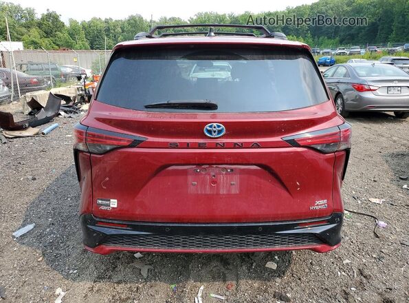 5TDDSKFC9MS014118 2021 TOYOTA SIENNA Red Вид ззаду
