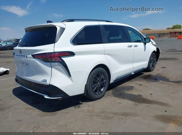 5TDDSKFC9RS134637 2024 TOYOTA SIENNA White Trasero derecho