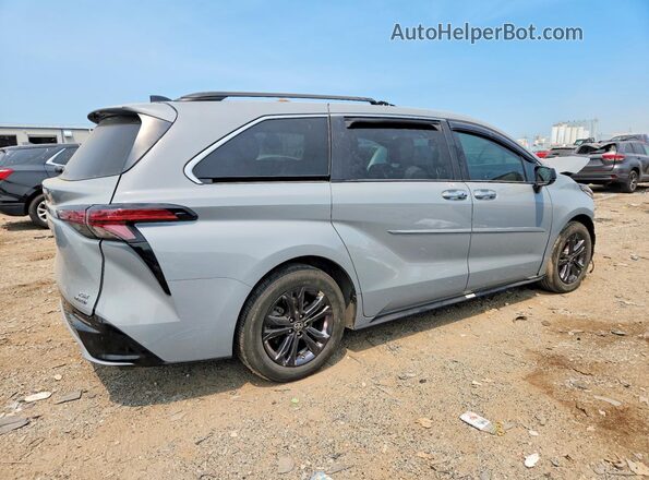 5TDDSKFC9RS148246 2024 TOYOTA SIENNA Gray Trasero derecho