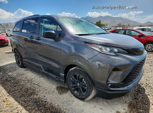 5TDDSKFC9SS179955 2025 TOYOTA SIENNA Серый Передняя правая четверть