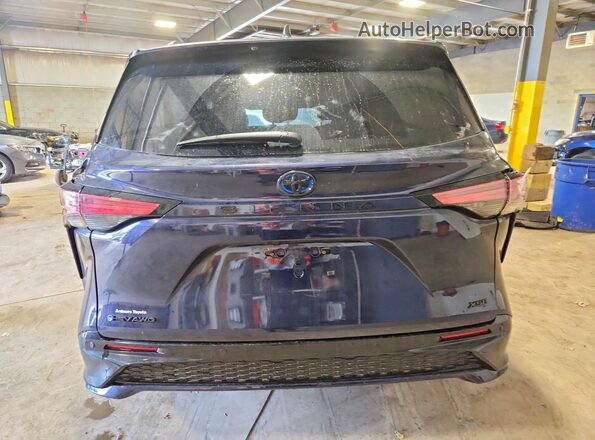 5TDDSKFCXSS223817 2025 TOYOTA SIENNA Blue Հետևի տեսք