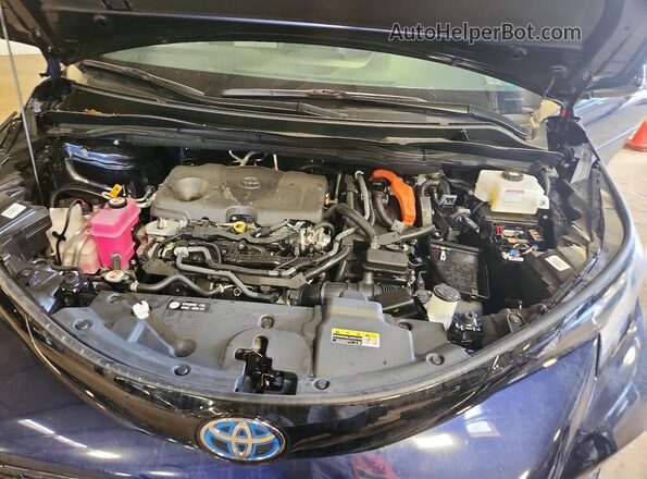 5TDDSKFCXSS223817 2025 TOYOTA SIENNA Blue Շարժիչի բաժամունքի տեսք