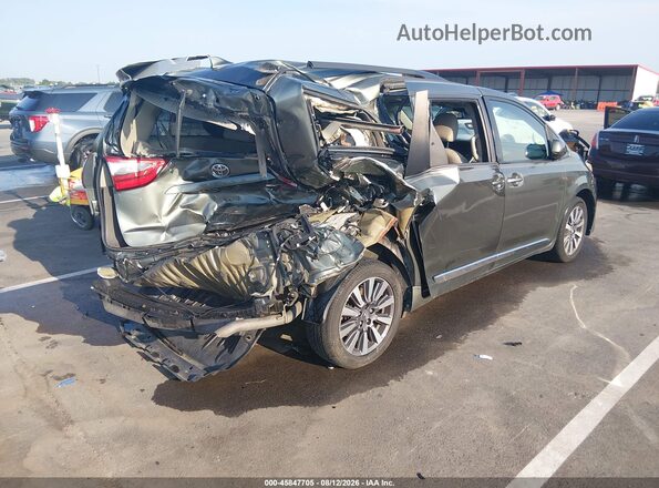 5TDDZ3DC0LS238011 2020 TOYOTA SIENNA Gray Задня права чверть
