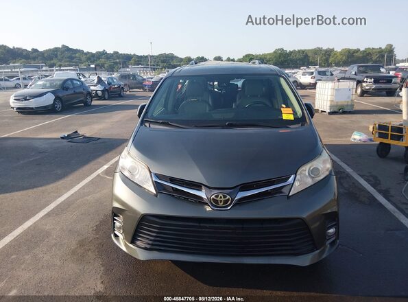5TDDZ3DC0LS238011 2020 TOYOTA SIENNA Gray Вид щитка приладів