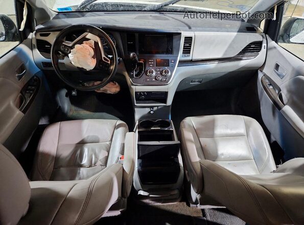 5TDDZ3DC1HS185648 2017 TOYOTA SIENNA White Vista del salpicadero