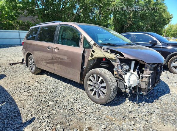 5TDDZ3DC1JS191469 2018 TOYOTA SIENNA Tan Առջևի աջ