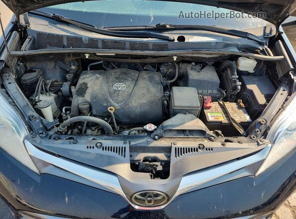 5TDDZ3DC1JS198843 2018 TOYOTA SIENNA Black Շարժիչի բաժամունքի տեսք