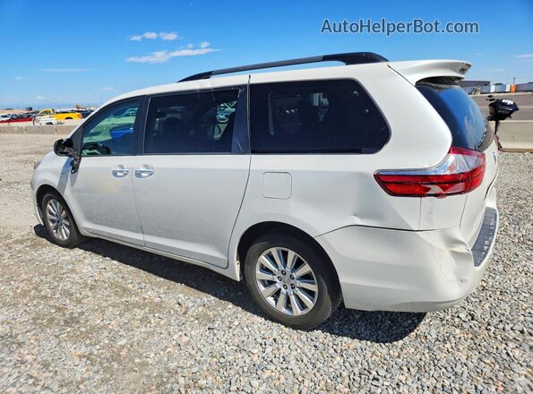 5TDDZ3DC2HS157020 2017 TOYOTA SIENNA White Հետևի ձախ