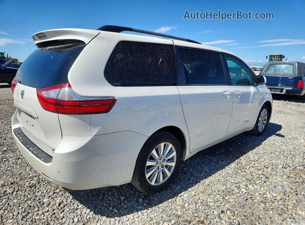 5TDDZ3DC2HS157020 2017 TOYOTA SIENNA White Հետևի աջ