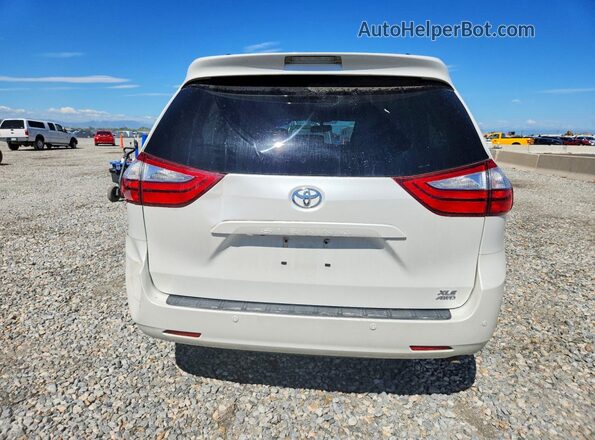 5TDDZ3DC2HS157020 2017 TOYOTA SIENNA White Հետևի տեսք