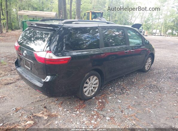 5TDDZ3DC3HS178412 2017 TOYOTA SIENNA Black Rear right