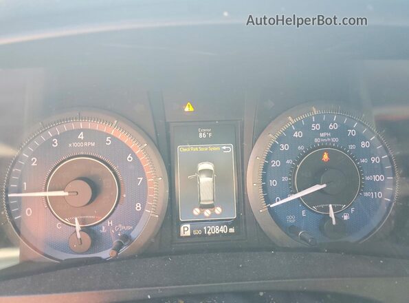 5TDDZ3DC3HS180595 2017 TOYOTA SIENNA Белый Вид щитка приборов