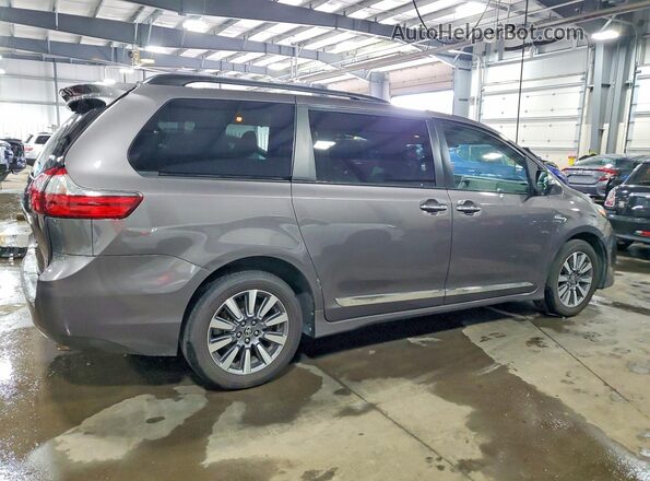 5TDDZ3DC3LS248693 2020 TOYOTA SIENNA Gray უკანა მარჯვენა
