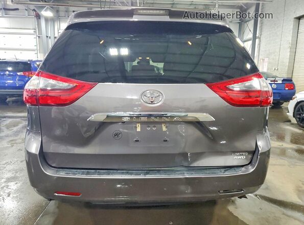 5TDDZ3DC3LS248693 2020 TOYOTA SIENNA Gray უკანა ხედი
