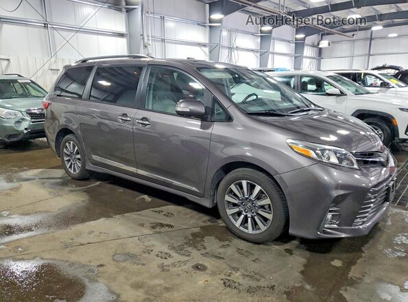 5TDDZ3DC3LS248693 2020 TOYOTA SIENNA Gray წინა მარჯვენა