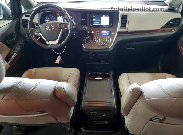 5TDDZ3DC3LS248693 2020 TOYOTA SIENNA Gray წინა პანელის ხედი